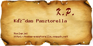 Kádas Pasztorella névjegykártya